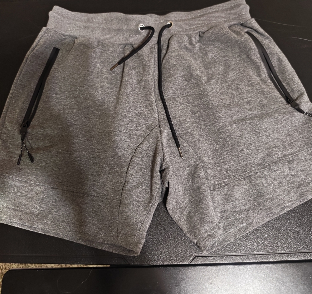 Men's Athletic Drawstring Shorts - Heather Gray